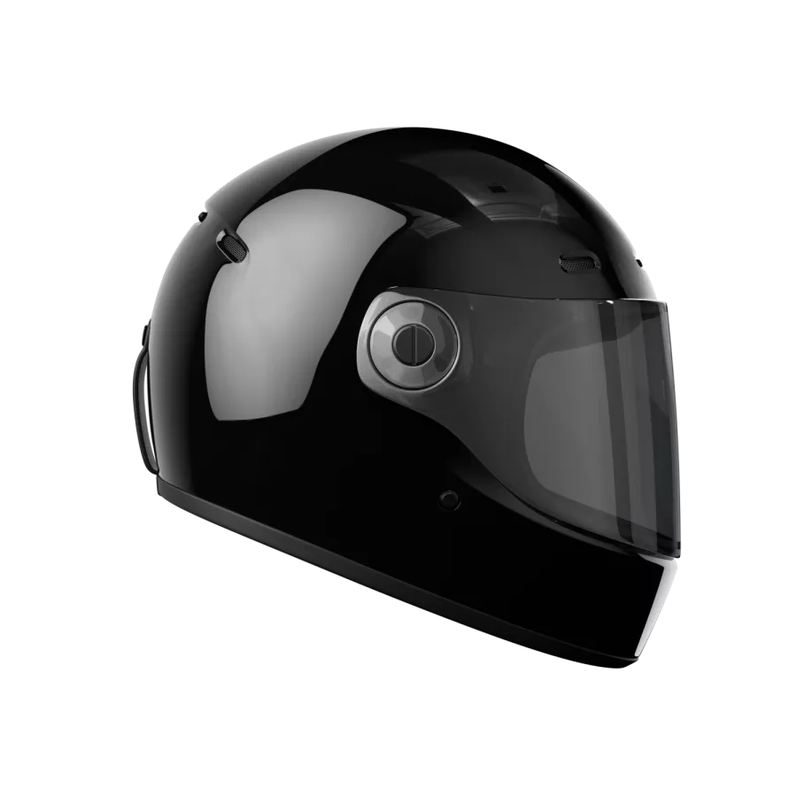 JOHN DOE JD/ONE Integralhelm (ECE 22-06) - Schwarz glänzend