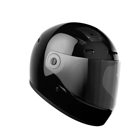JOHN DOE JD/ONE Integralhelm (ECE 22-06) - Schwarz glänzend