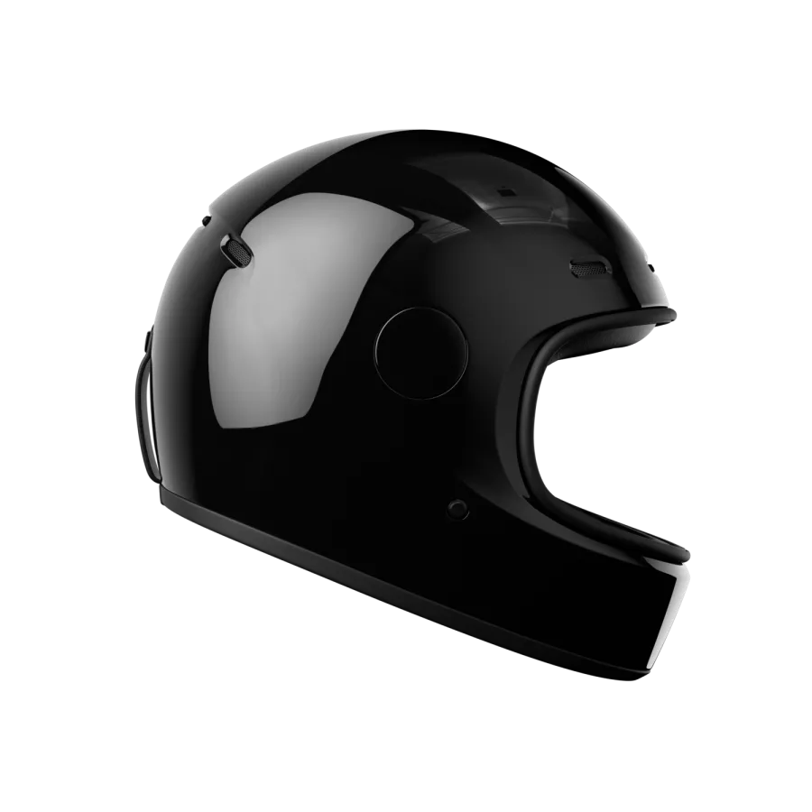JOHN DOE JD/ONE Integralhelm (ECE 22-06) - Schwarz glänzend