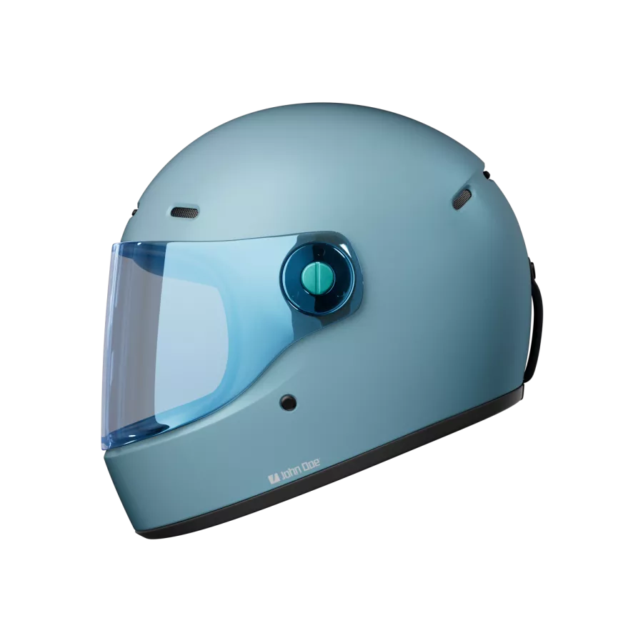 JOHN DOE JD/ONE FROZEN Integralhelm (ECE 22-06) - Metallic Blau