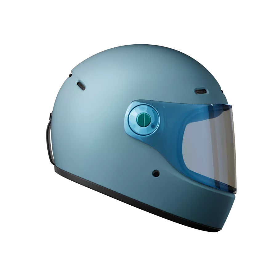 JOHN DOE JD/ONE FROZEN Integralhelm (ECE 22-06) - Metallic Blau