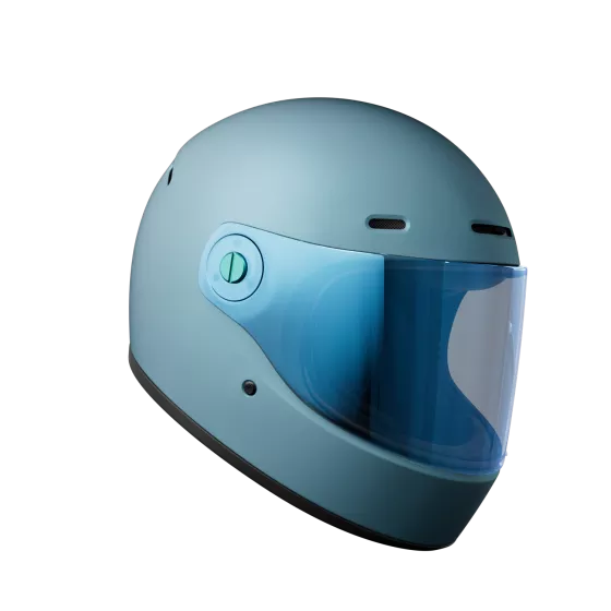 JOHN DOE JD/ONE FROZEN Integralhelm (ECE 22-06) - Metallic Blau