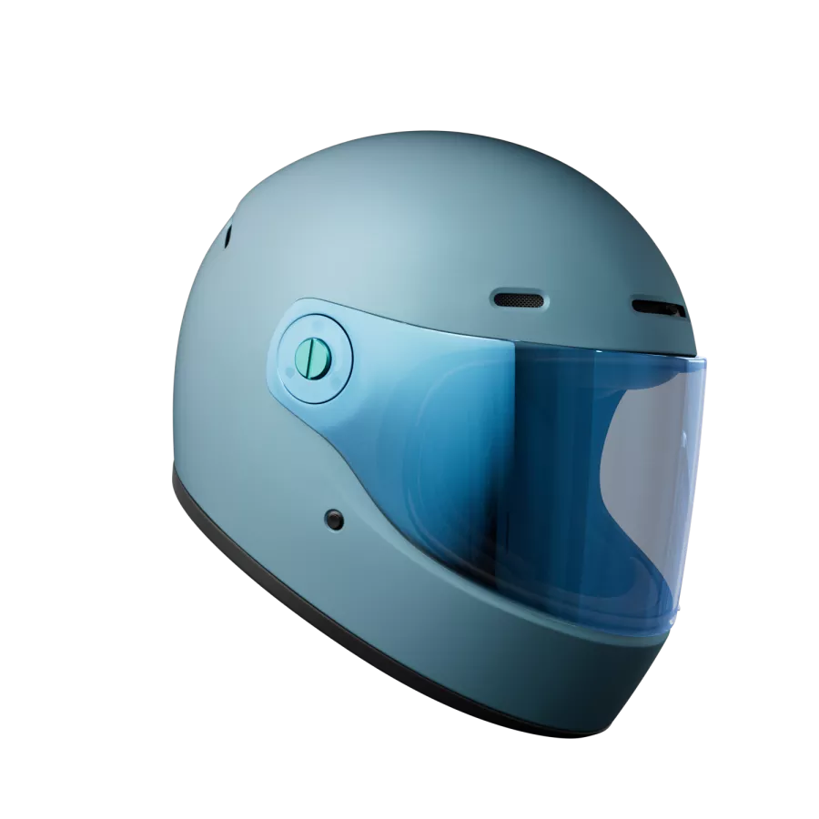 JOHN DOE JD/ONE FROZEN Integralhelm (ECE 22-06) - Metallic Blau