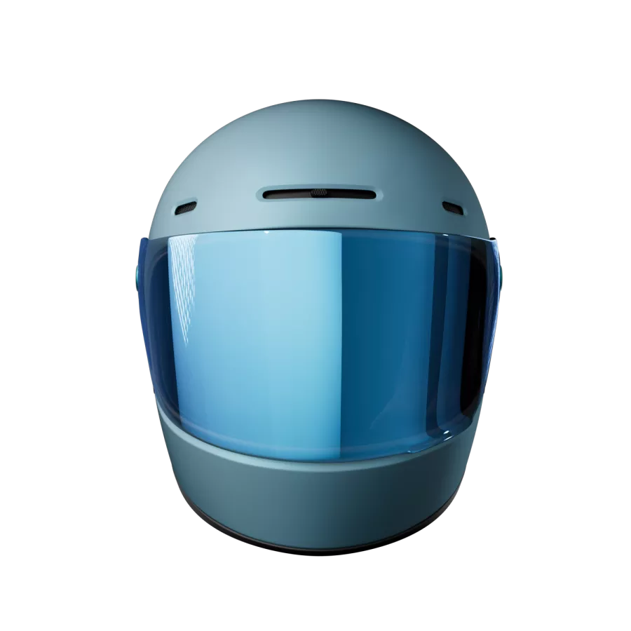 JOHN DOE JD/ONE FROZEN Integralhelm (ECE 22-06) - Metallic Blau