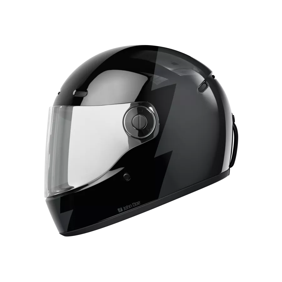 JOHN DOE JD/ONE SIGNATURE Integralhelm (ECE 22-06) - Schwarz-Grau