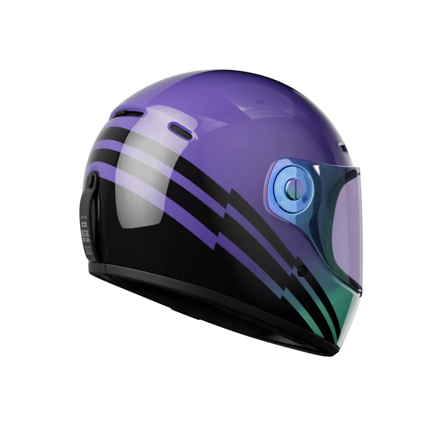 JOHN DOE JD/ONE SPECTRAL Integralhelm (ECE 22-06) - Blau-Schwarz