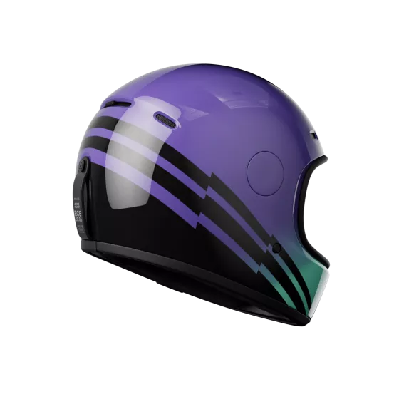 JOHN DOE JD/ONE SPECTRAL Integralhelm (ECE 22-06) - Blau-Schwarz