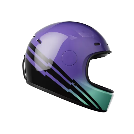 JOHN DOE JD/ONE SPECTRAL Integralhelm (ECE 22-06) - Blau-Schwarz