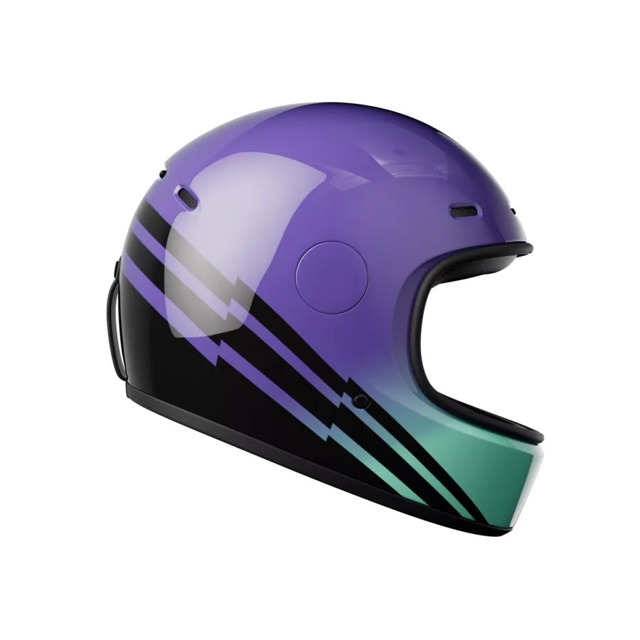 JOHN DOE JD/ONE SPECTRAL Integralhelm (ECE 22-06) - Blau-Schwarz