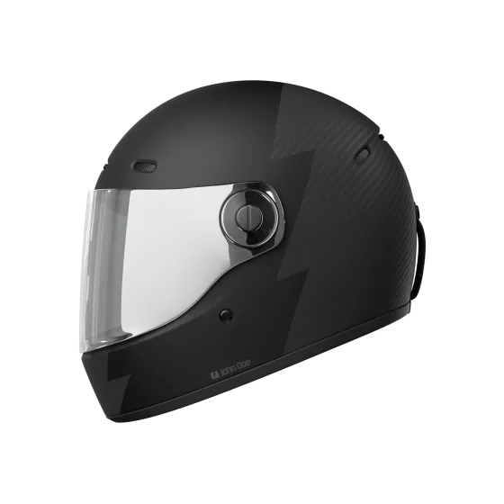Casque moto intégral John Doe JD/One frozen signature carbone - degriffbike.ch