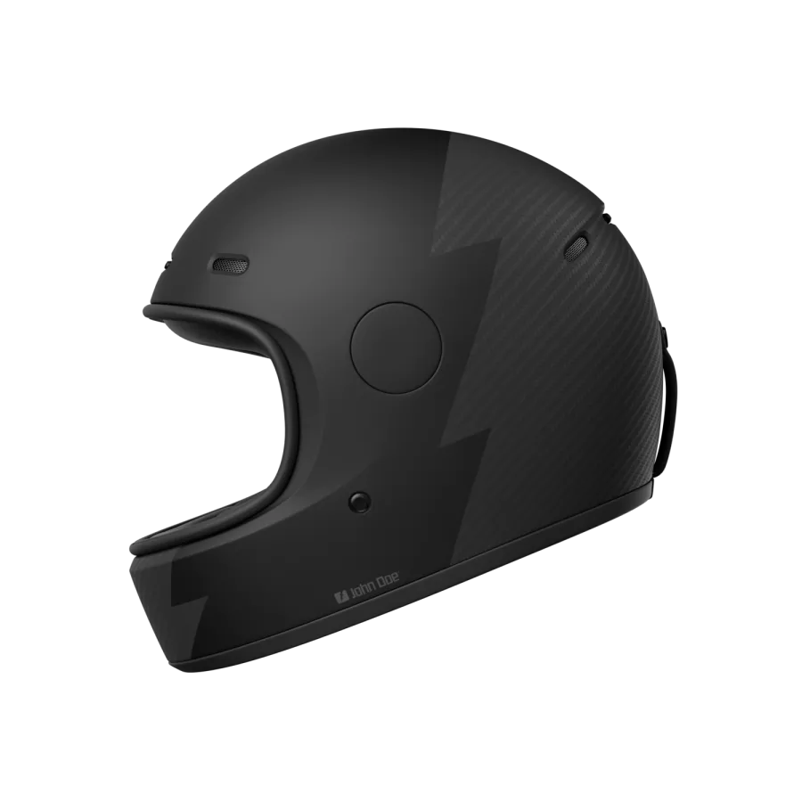 John Doe JD/ONE Frozen Signature integralhelm (ECE 22-06) - Carbon Schwarz