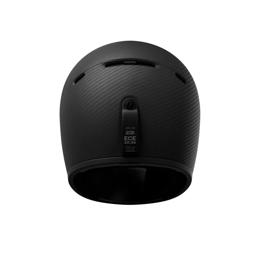 Casque moto intégral John Doe JD/One frozen signature carbone - degriffbike.ch