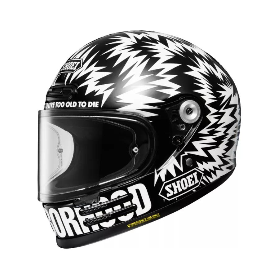 Casque Intégral Shoei Glamster 06 neighborhood (ECE22.06) - noir-blanc