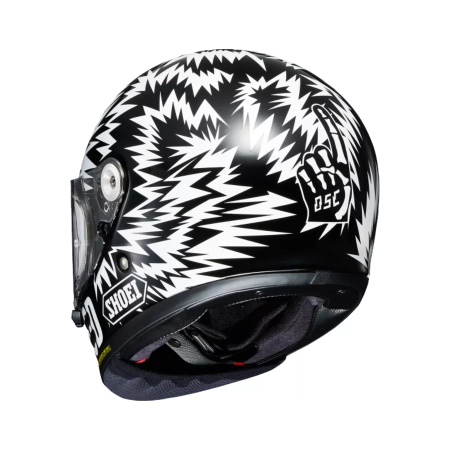 Casque Intégral Shoei Glamster 06 neighborhood (ECE22.06) - noir-blanc