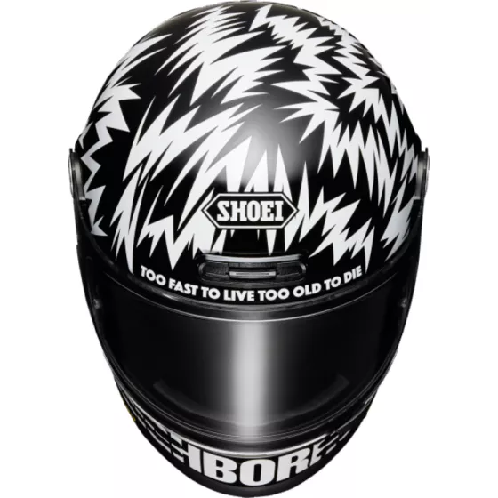 Shoei Glamster 06 Neighborhood (ECE22.06) integralhelm - schwarz-weiß