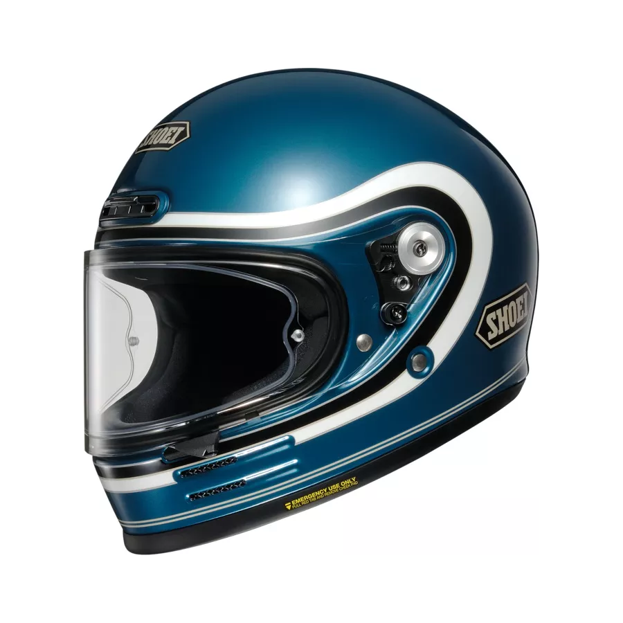 Casque Intégral Shoei Glamster 06 G1 TC-9 (ECE22.06) - bleu-noir-blanc
