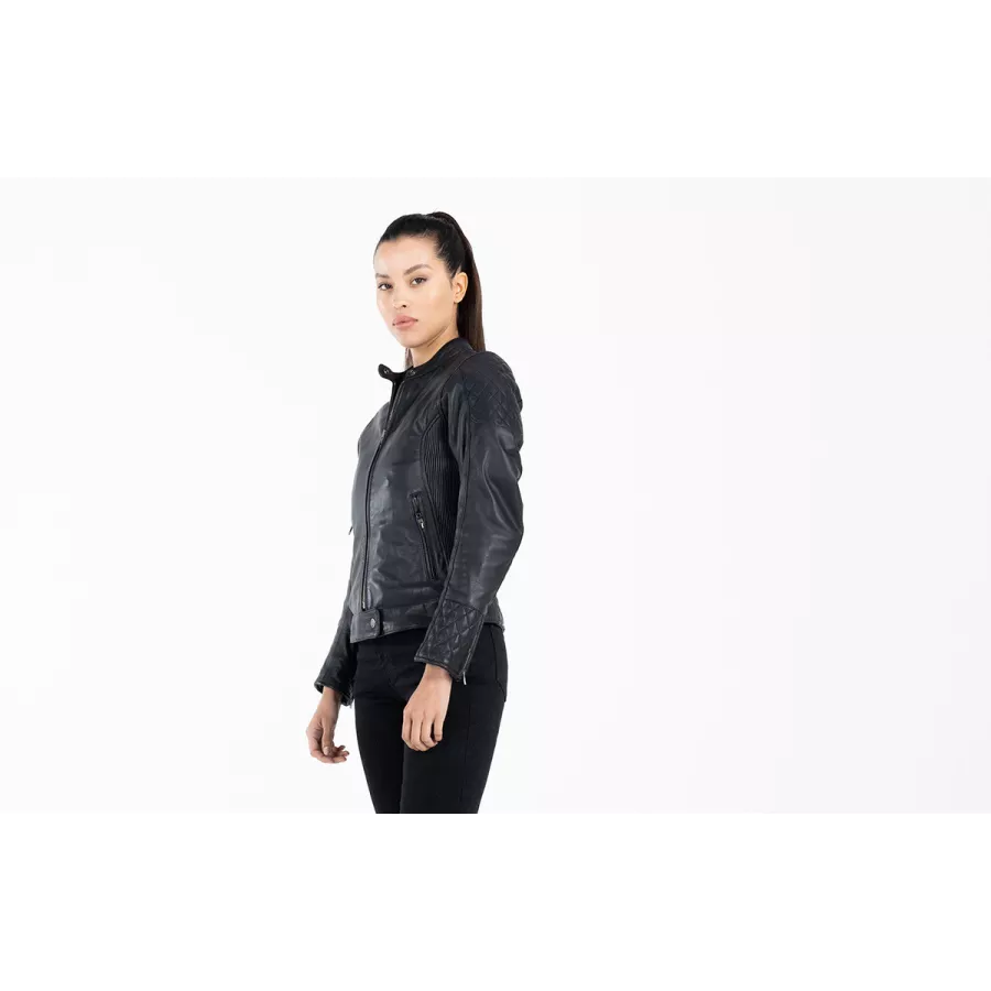 Veste cuir Femme John Doe Adina - degriffbike.ch