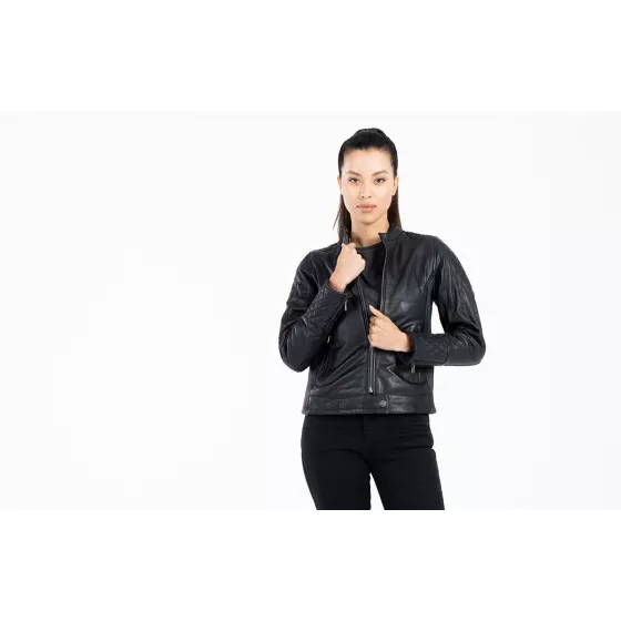 Veste cuir Femme John Doe Adina - degriffbike.ch