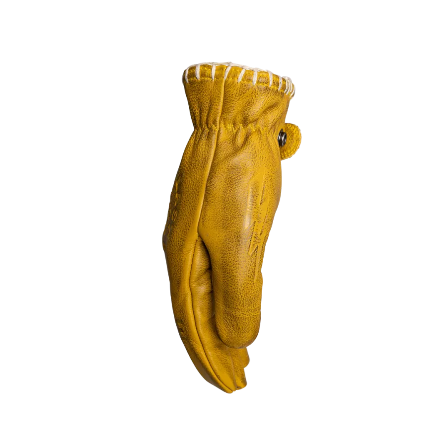 Gants cuir John Doe Coyote jaune embossed - degriffbike.ch