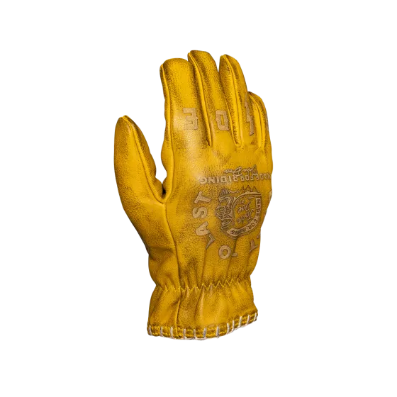 Gants cuir John Doe Coyote jaune gris - degriffbike.ch
