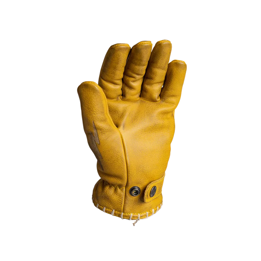 Gants cuir John Doe Coyote jaune gris - degriffbike.ch