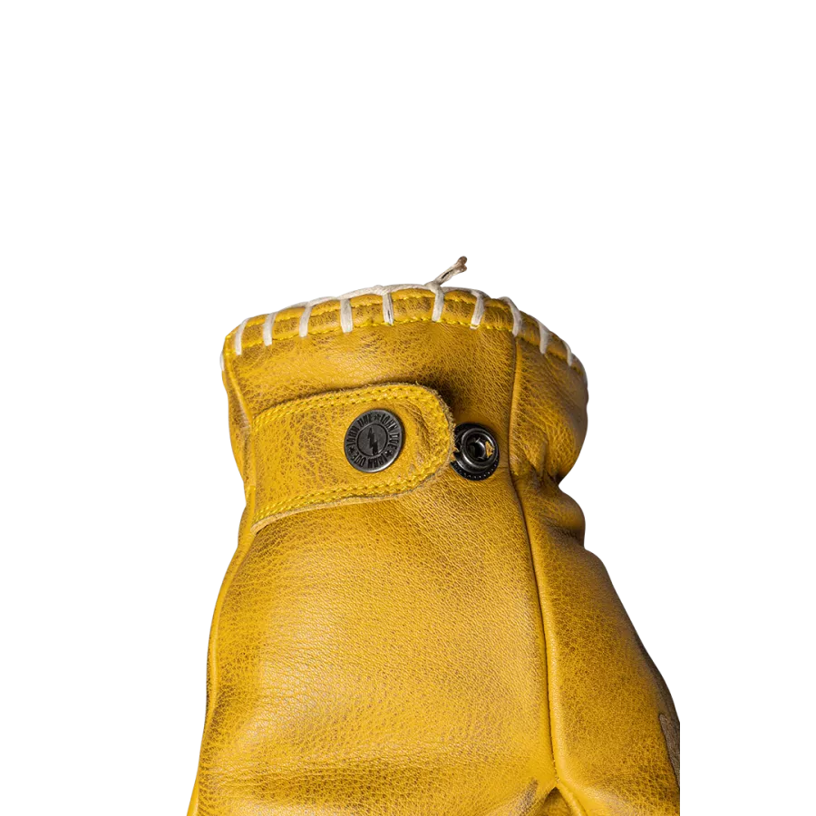 Gants cuir John Doe Coyote jaune gris - degriffbike.ch