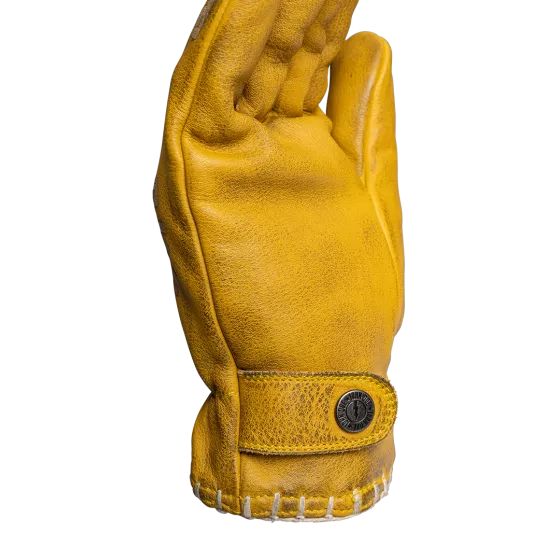 Gants cuir John Doe Coyote jaune gris - degriffbike.ch