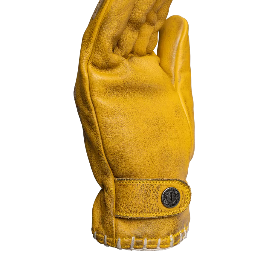 Gants cuir John Doe Coyote jaune gris - degriffbike.ch