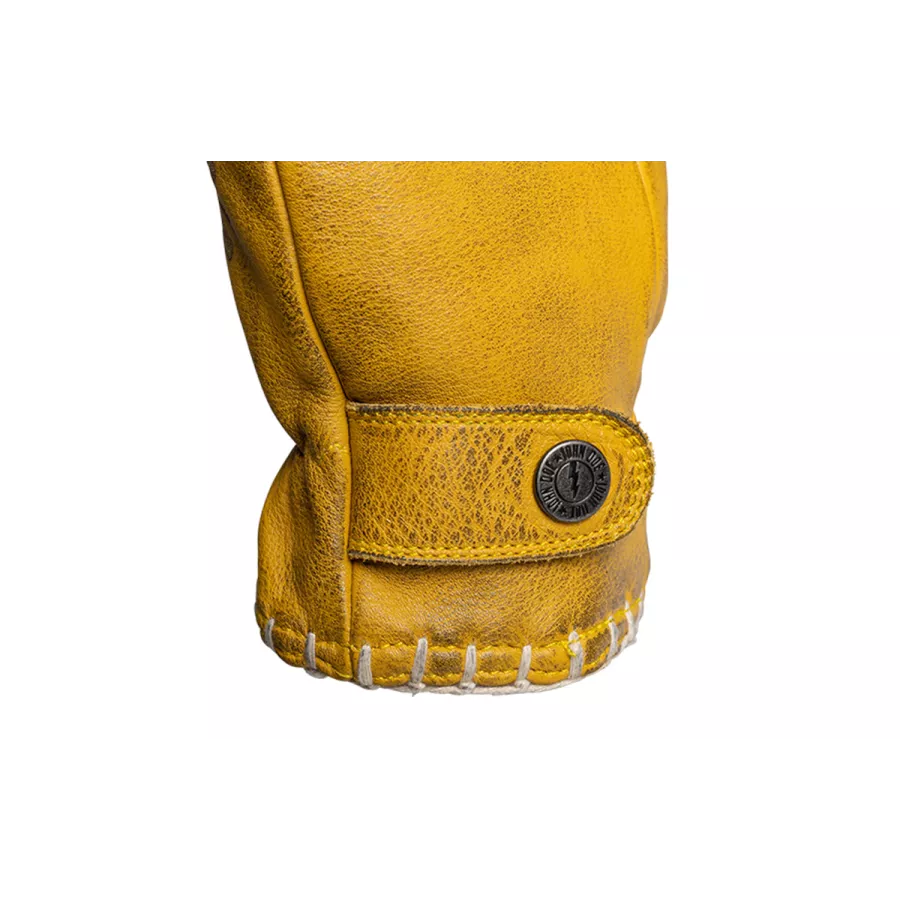 Gants cuir John Doe Coyote jaune gris - degriffbike.ch