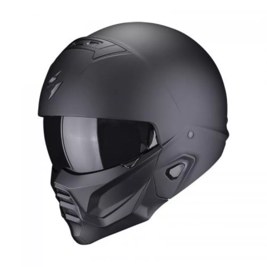 Casque jet Scorpion exo-combat 2 noir mat - degriffbike.ch