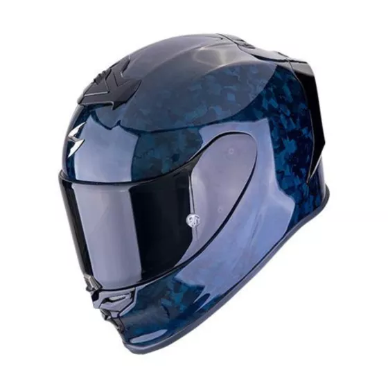 casque intégral scorpion exo-R1 evo carbon air Onyx bleu - degriffbike.ch