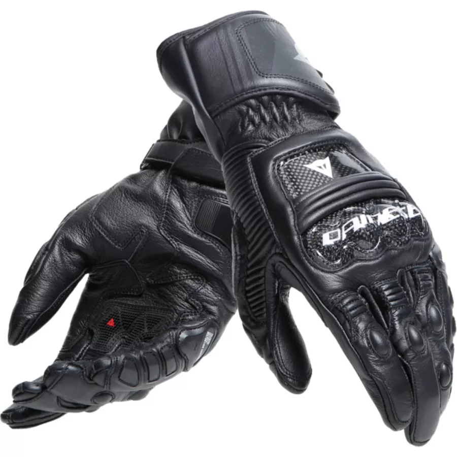 Dainese Druid 4 Lederhandschuhe grau schwarz - degriffbike.ch