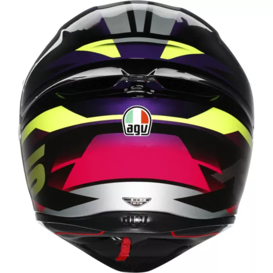 AGV K1 S FASTLAP Integralhelm (ECE22.06) - Schwarz-Lila-Pink