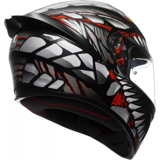 Casque Intégral AGV K1 S Fastlap (ECE22.06) noir gris rouge