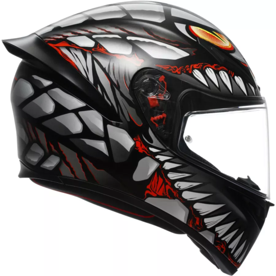 Casque Intégral AGV K1 S Fastlap (ECE22.06) noir gris rouge