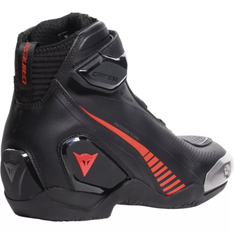 Dainese Superya Schuh - Schwarz-Fluoreszierendes Rot