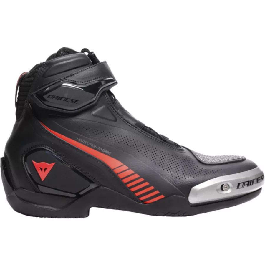 Dainese Superya Schuh - Schwarz-Fluoreszierendes Rot