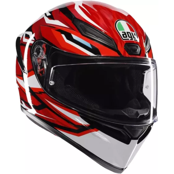 AGV K1 S Lion Motorradhelm schwarz rot weiss zum besten Preis