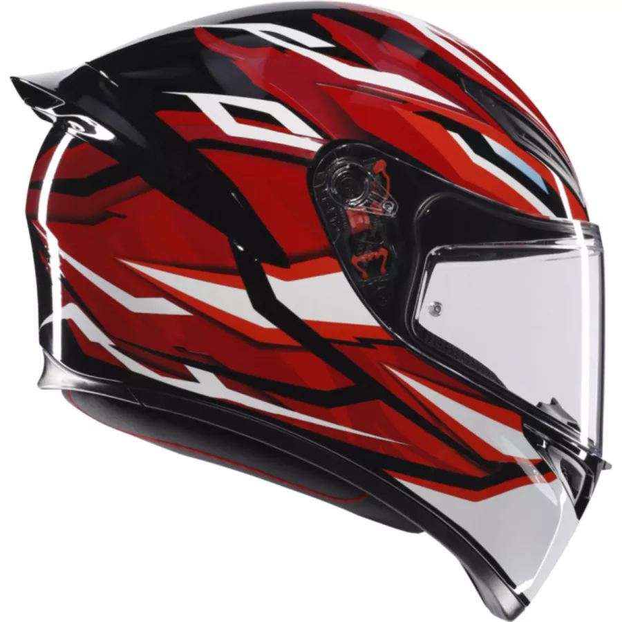 Casque Intégral AGV K1 S Lion (ECE22.06) noir rouge blanc