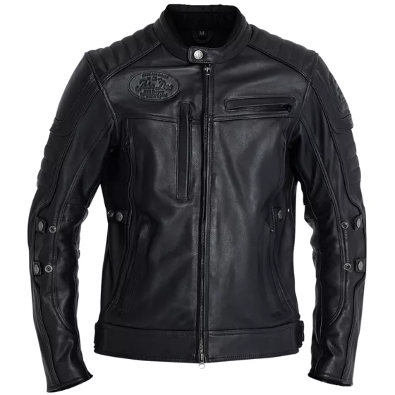 Veste cuir JOHN DOE TECHNICAL - Marron
