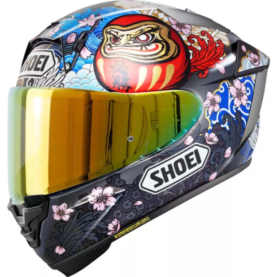 Casque Intégral SHOEI X-SPIRIT PRO MARQUEZ MOTEGI 5 (ECE 22.06) - Noir-Blanc-Rouge