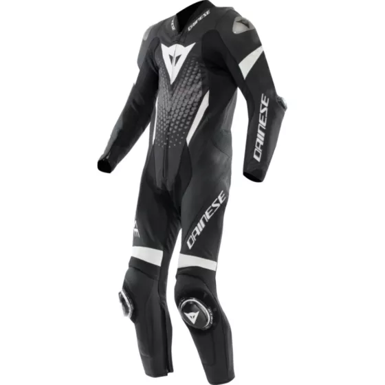 copy of Combinaison cuir DAINESE LAGUNA SECA 6 Perf. 1pce - Noir-Bleu-Fuchsia-Jaune fluo