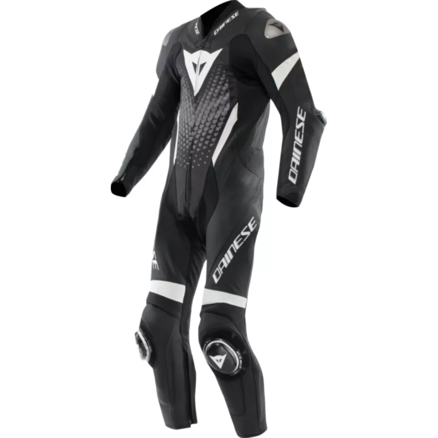 Combinaison cuir Dainese Laguna Seca 6 Perf. 1pce noir blanc