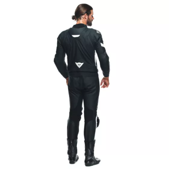 Combinaison cuir Dainese Avro 4- 2 pcs noir mat blanc