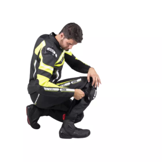 copy of Combinaison cuir DAINESE LAGUNA SECA 6 Perf. 1pce - Noir-Bleu-Fuchsia-Jaune fluo