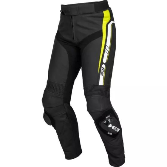 Combinaison cuir Ixs Sort LD RS-700 - 2pcs noir jaune blanc