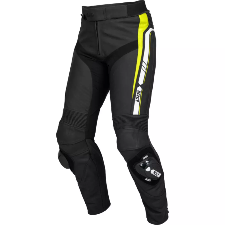 Combinaison cuir Ixs Sort LD RS-700 - 2pcs noir jaune blanc