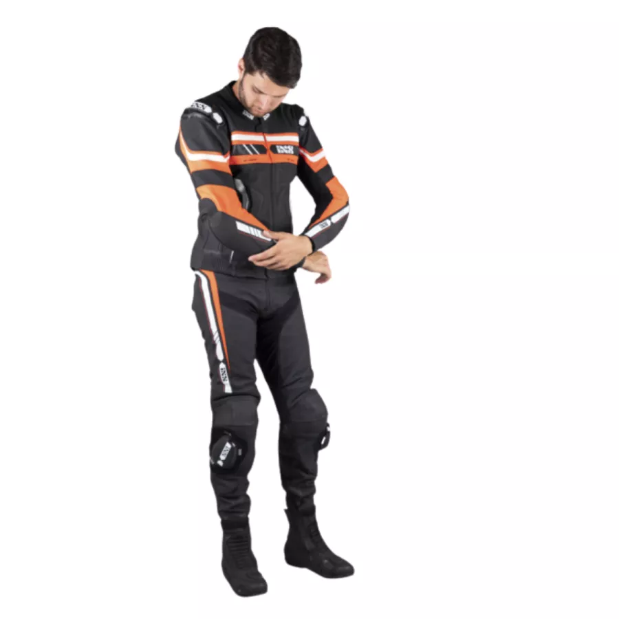 copy of Combinaison cuir DAINESE LAGUNA SECA 6 Perf. 1pce - Noir-Bleu-Fuchsia-Jaune fluo