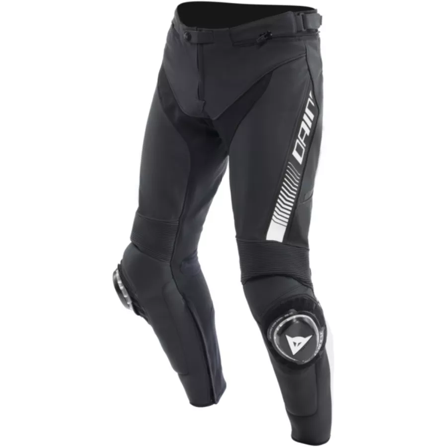 Pantalon cuir Dainese Super Speed noir blanc