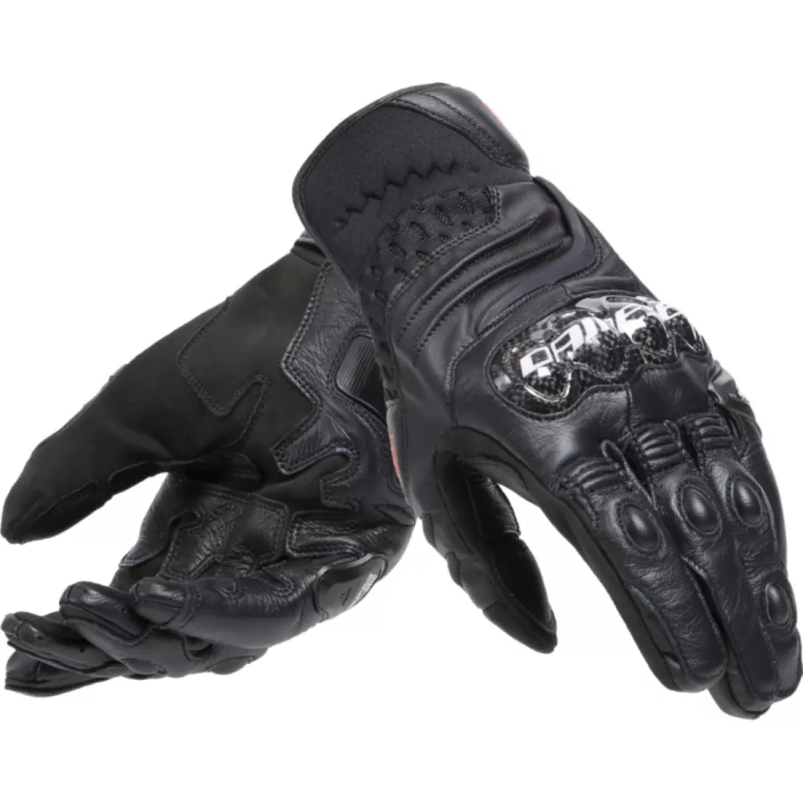 Gants en cuir DAINESE CARBON 4 COURT - Noir